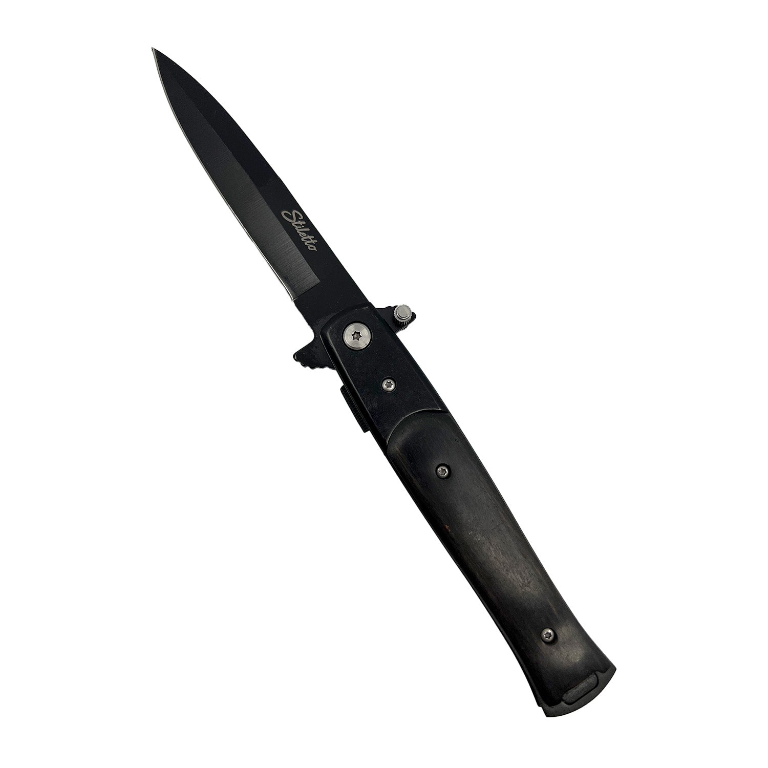 Titanium Knife – lightweight and corrosion-resistant folding knife featuring a titanium handle and stainless steel blade, designed for durability and everyday carry, in white background.