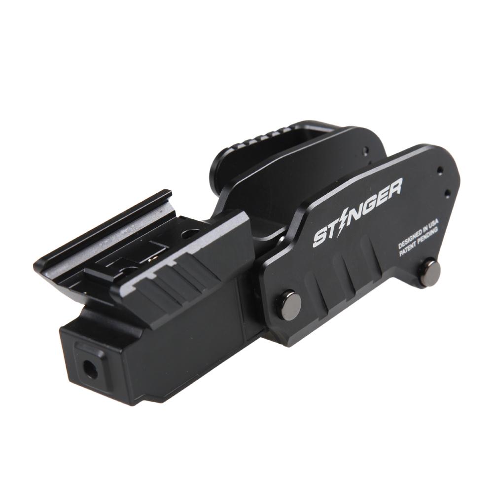 Trigger Guard Minimalist Right-Hand Holster with Laser attachment - secure fit for concealed carry.