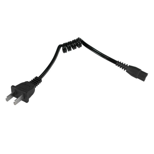 Wall Outlet Charging Cord #4 - replacement power cord designed for charging compatible stun guns and electronic devices through a standard wall outlet, in white background.